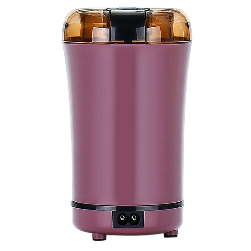 Spice Fine Grinding Machine Grain Mill with Stainless Steel Blades Household Rapid Grinder Seasonings: Purple