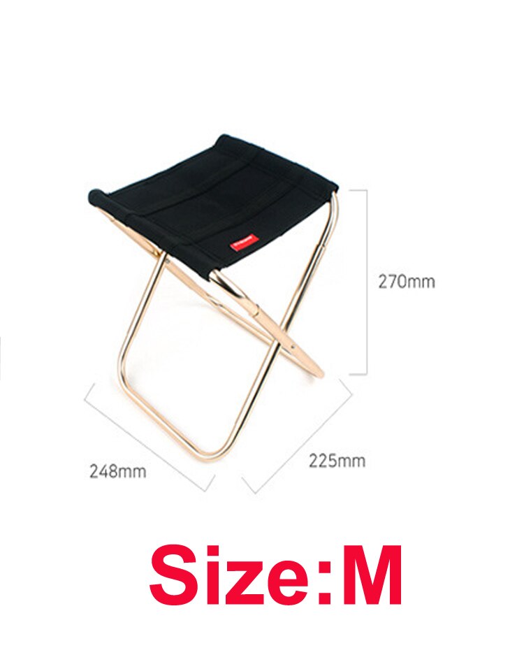 Producten Portable Folding Chair Outdoor Camping Vissen Picnic Strand BBQ Krukken Mini Seat: M