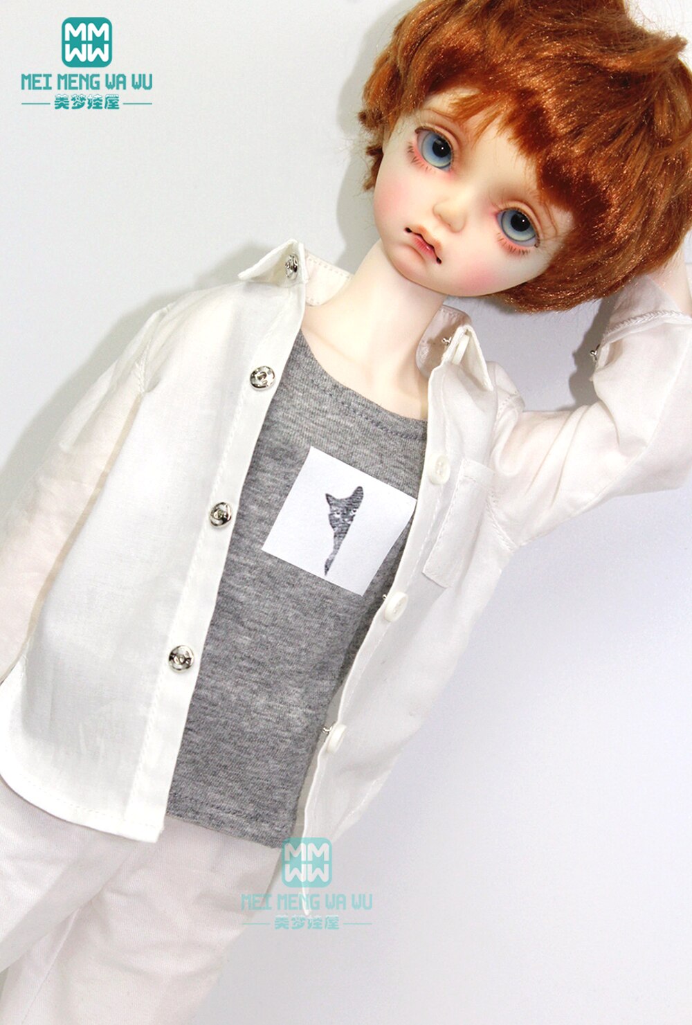 Ropa para muñecas BJD 1/4 43 cm , camisetas interiores Accesorios