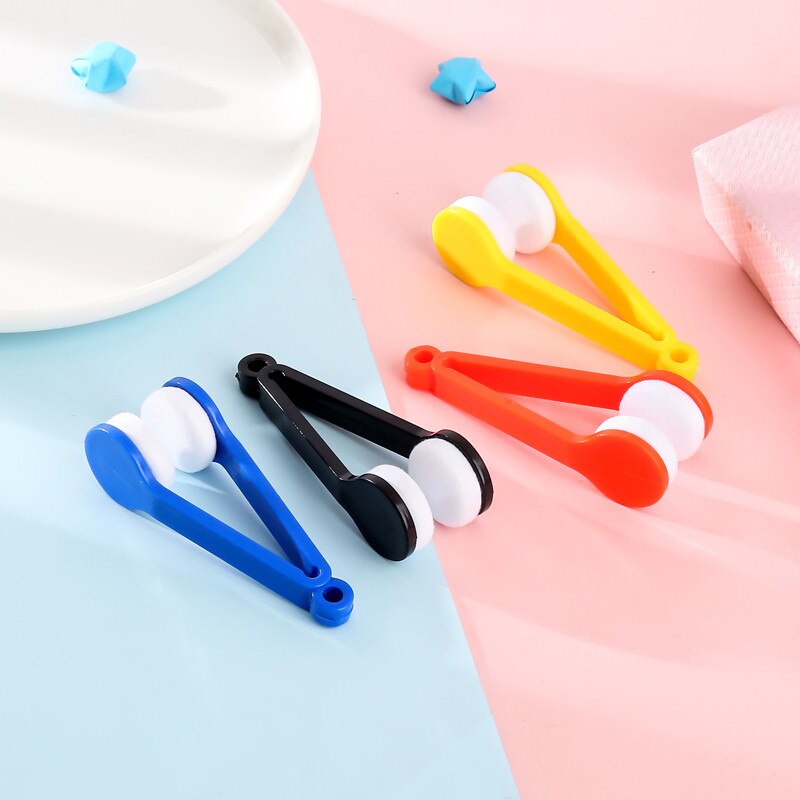 Mini lunettes lunettes de soleil nettoyant lunettes de soleil nettoyant pour vitres lunettes de nettoyage outil de brosse propre