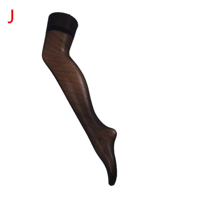 Vrouwen Panty Klassieke Kleine Polka Dot Zijden Kousen Dunne Dames Vintage Faux Tattoo Kousen Panty Vrouwelijke Kousen: J
