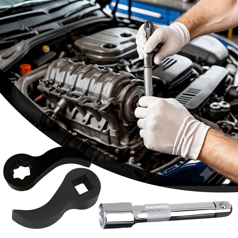 Brecheisen Schlüssel Adapter Engen Raum Schlüssel Krähe Bar Schlüssel Adapter Tragbare Hebeln Bar Werkzeug Brecheisen Adapter Kopf Werkzeug Für Auto Reparatur