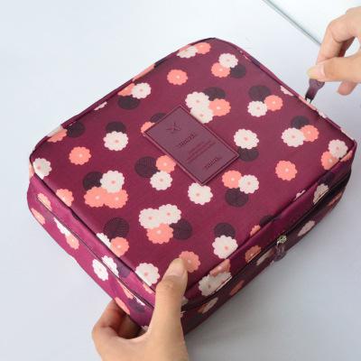 Bolsa de viaje de nailon para cosméticos, cubos de embalaje a la , nueva bolsa neceser de viaje para mujer, organizador de maquillaje para el hogar, bolsa de viaje: 8