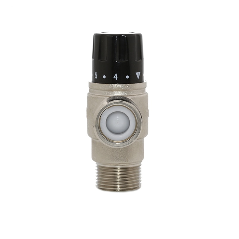 BSP Brass 1" DN25 Solar Heater Thermostatic valve Automatic Anti Scald thermostatic Mixing Valve