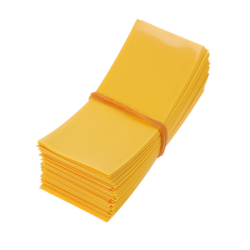 100 sztuk/partia bateria litowa enkapsulacji rury 18650 dedykowane rurki termokurczliwe Wrap izolowane odnowić pokrywa skóry folii pcv: YW