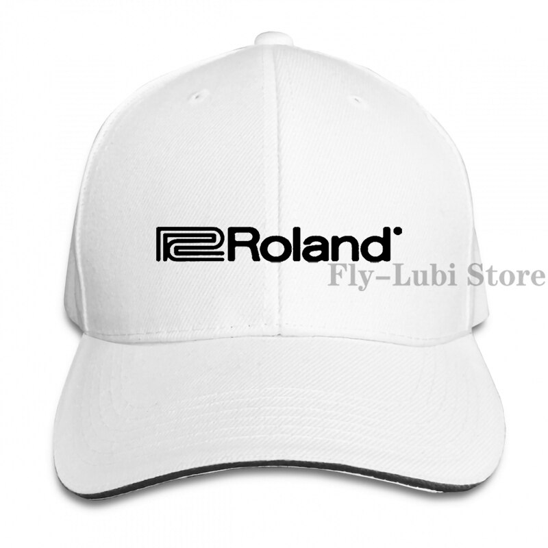 Roland 4 Baseball cap men women Trucker Hats adjustable cap: 1-White