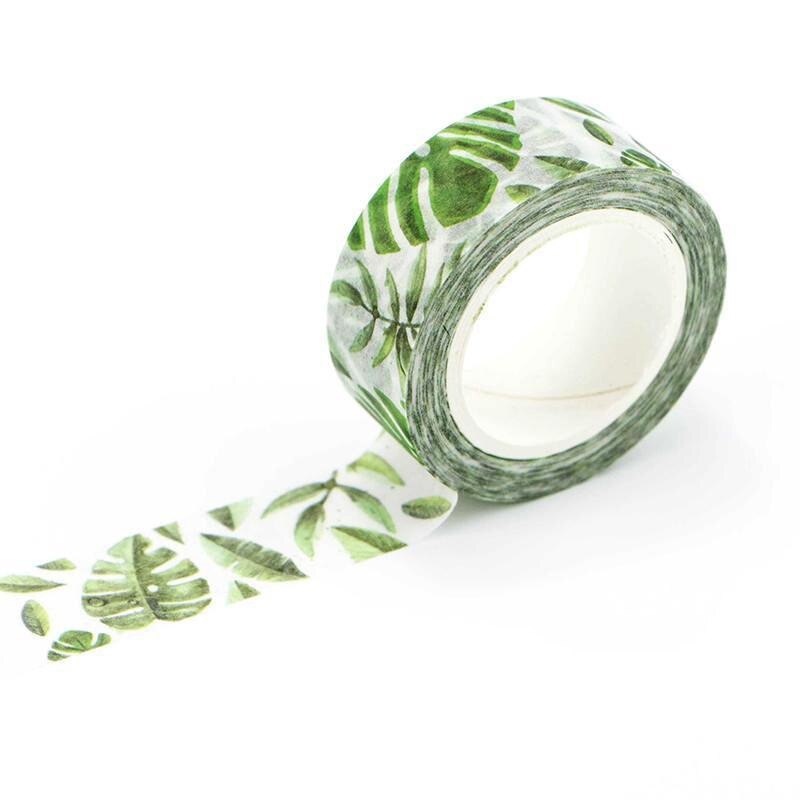 Romantic Floral Paper Washi Tape 15mm*7m Flowers Masking Tapes Decorative Stickers DIY Album Decoration: BG3031