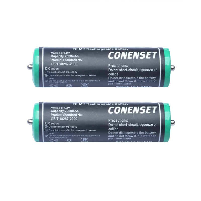 2 stk 1.2v udskiftningsbatteri til braun 5774 5775- serien 5735 5738 5739 5742 5743 5724 5730 5734 5663 barbermaskinebatterier