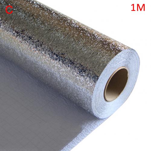 Wasserdicht Ölbeständiges Aluminium Folie Selbst-Adhesive Küche Aufkleber Wohnkultur: C / 10M