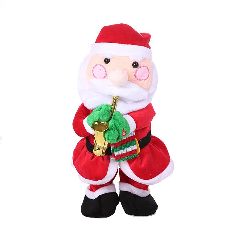 Twerking Santa Claus/Schneemann/Rentier Elektrische Spielzeug Singen Tanzen Mit Saxophon Weihnachten Plüsch Puppe Spielzeug