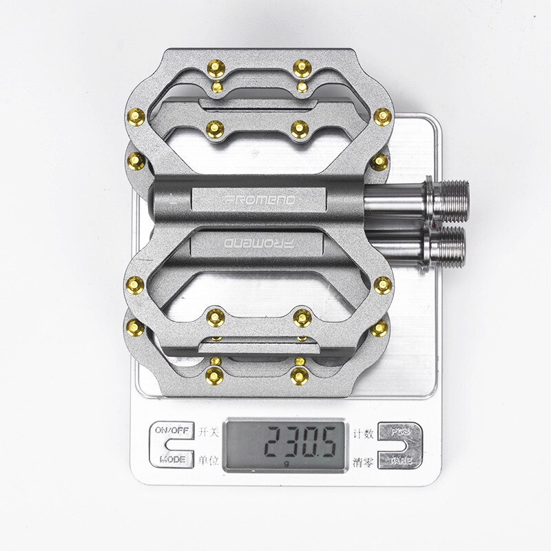 1 pair Titanium Axle pedal mountain bike lightweight anti-slip titanium shaft aluminum alloy Ultralight pedal 3 bearing