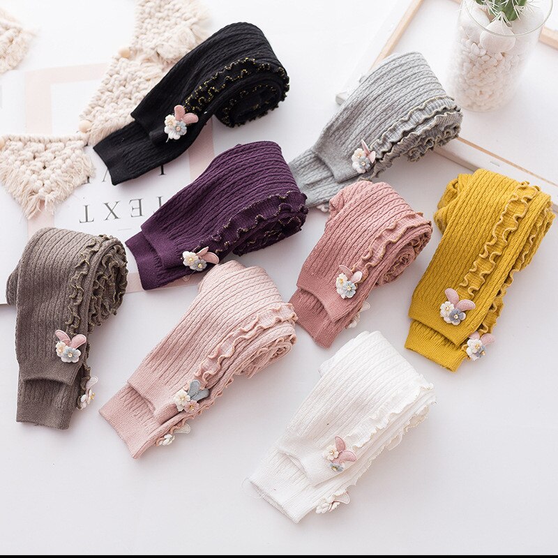 Collant per bambini per ragazze autunno inverno collant per bambini lavorati a maglia Leggings caldi per bambini moda collant per ragazze 0-6 anni nuovo