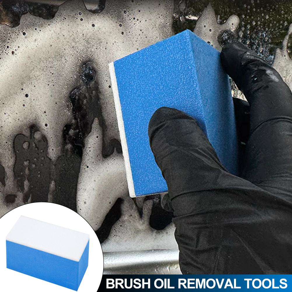 Esponja de limpieza de película de aceite para parabrisas de vidrio de coche, esponjas de pulido, cepillo de fieltro de lana, herramientas de eliminación de aceite