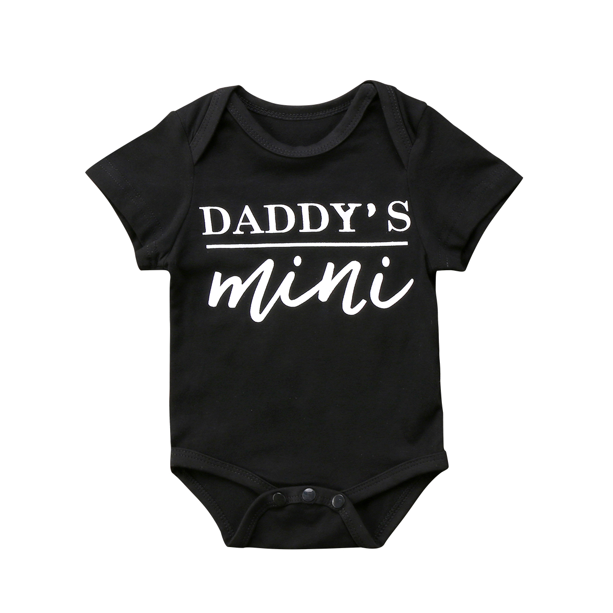 Casual Infant Baby Boy Girls Clothes Cotton Short Sleeve Romper Family Matching Outfits Clothes: DADDY / 6M