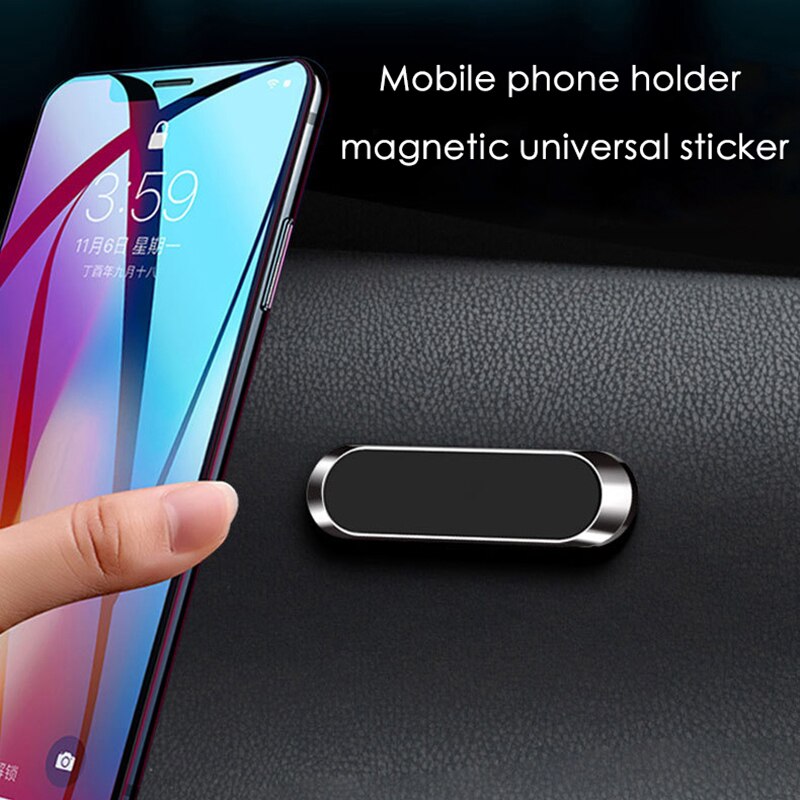 Magnetisk biltelefonholder mobil celle lufthul monteret magnet gps stativ mobiltelefonbeslag mini magnetisk universal patch