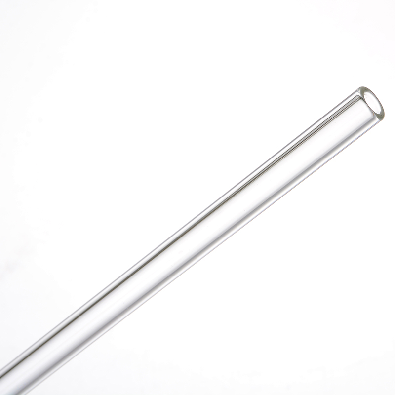 Paille en verre réutilisable faite à la main avec 2 pièces, brosse de nettoyage , pipette droite en verre, Tubularis