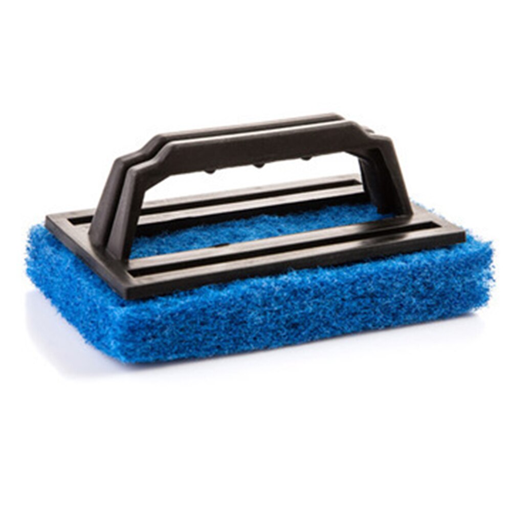 Scum Line Clean Swimming Pools Easy Use Kitchen Sponge Brush With Handle Boats Tub Waterline Scrubber Household Wet Dry Spa: Blue
