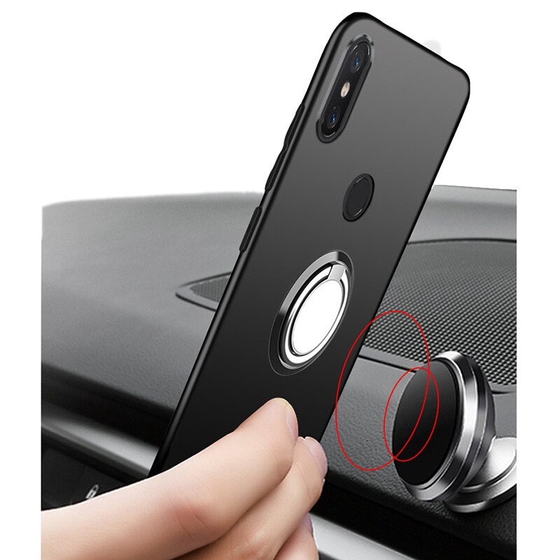 For Ulefone Armor 9E 9 6.3INCH Back Ring Holder Bracket Phone Case Phone TPU Soft Silicone Cover