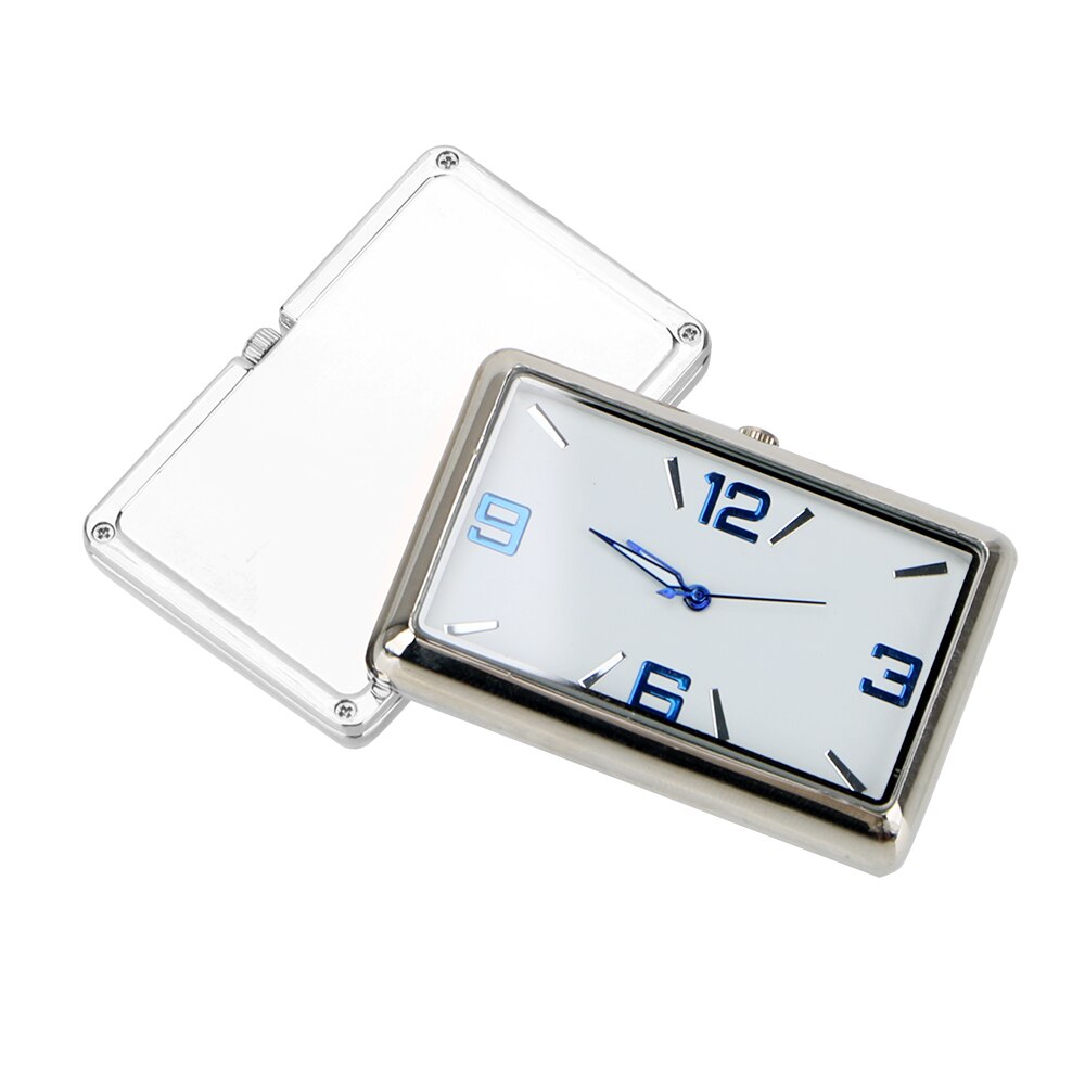 Auto Decoratie Klok Horloge Auto Interieur Elektronische Quartz Horloge Dubbelzijdig Sticker Auto Decoratie