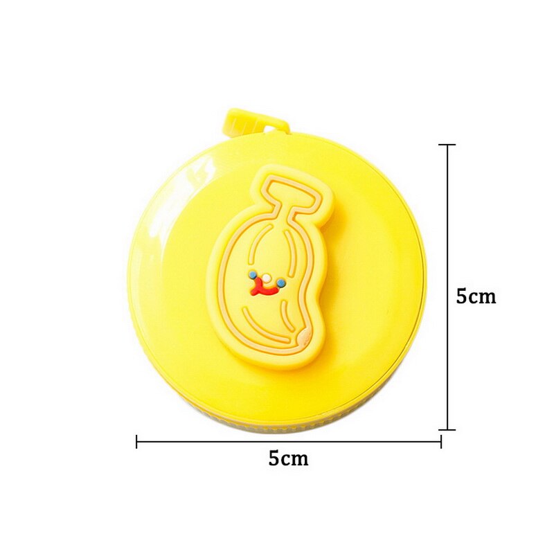 12PCs Stationery Cartoon Tape Measure Cute 1.5M Feet Double Size Measuring Scale Measurements Tape Measure Set: 07