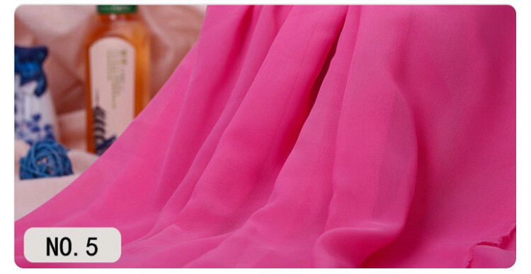 1.5 Meter *1 Meter Chiffon Fabric Sheer Bridal Wedding Dress Lining Fabric Skirt Party Decorator Georgette Tulle Dress Material: 5