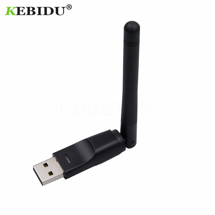 Kebidu 150 Mbps USB 2.0 WiFi senza fili Scheda di Rete Ralink RT5370 802.11 b/g/n Adattatore LAN con girevole antenna per PC Del computer Portatile