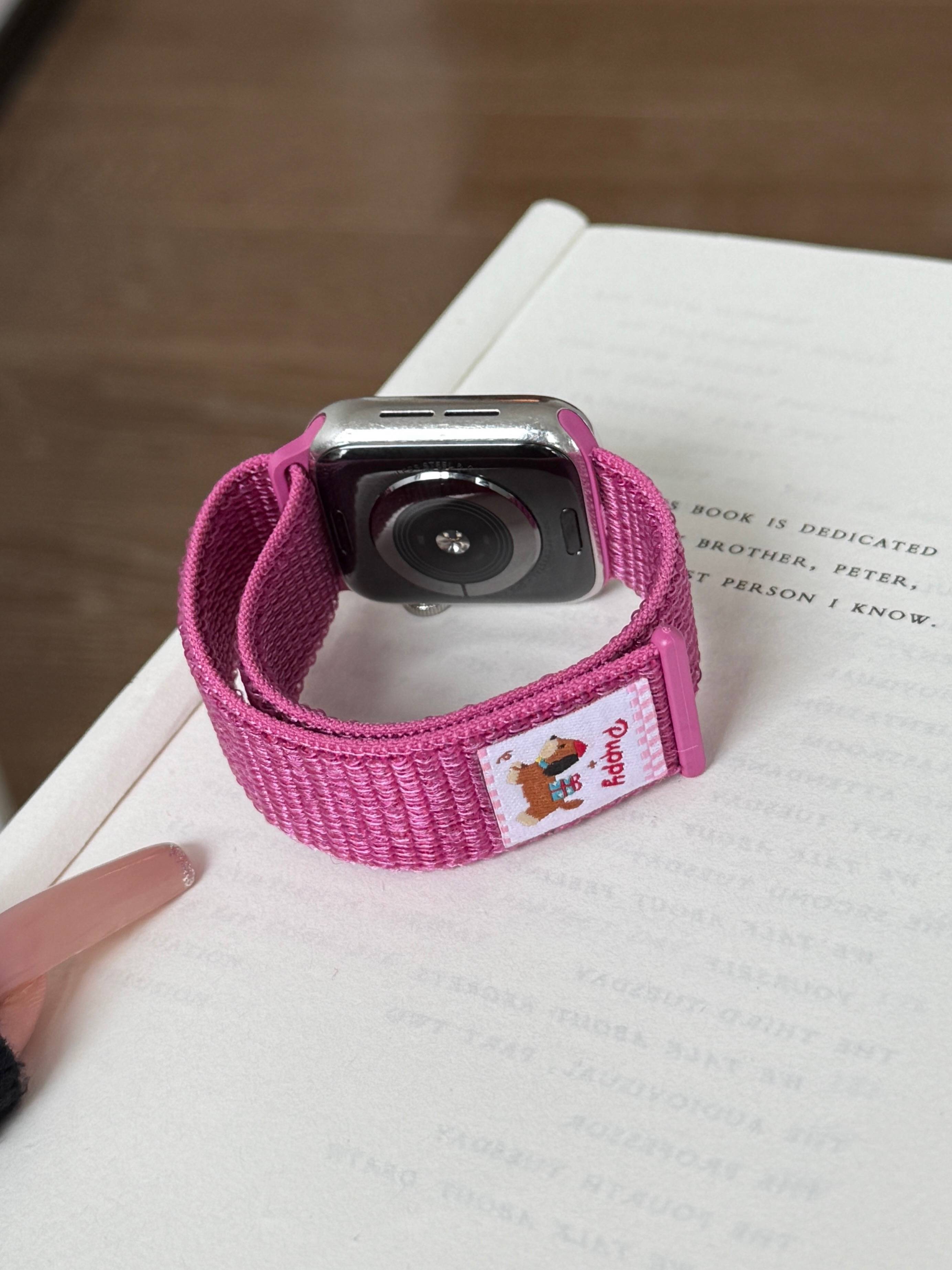 Nylonrem til apple watch-rem iwatch serie 10 9 8 7 6 5 4 se ultra 2 49mm/46/45/44/42/40/38mm armbånd armbånd urrem
