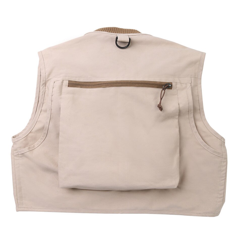 Maximumcatch barn flugväst utomhus flugfiske ungdomsväst pack 100%  bomull khaki jacka