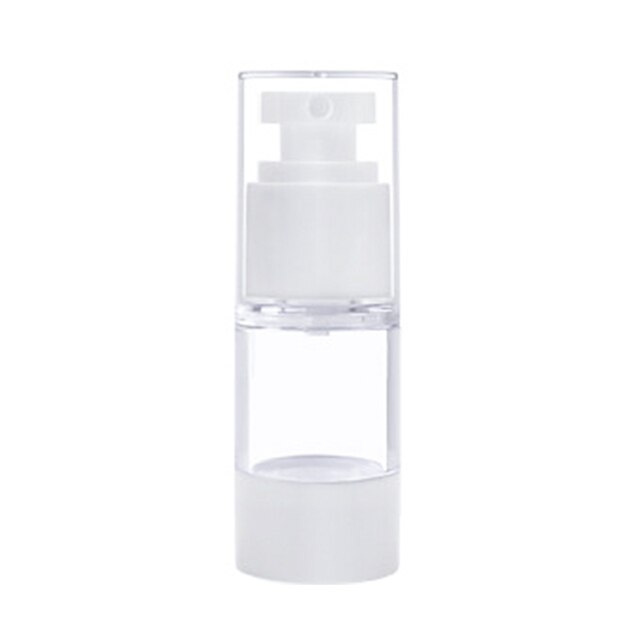 AS Vacuum Clear Liquid Bottle Portable Transparent Hand Sanitizer Lotion Press Refillable Sub-Bottling Container For Cosmetics: C 50ML