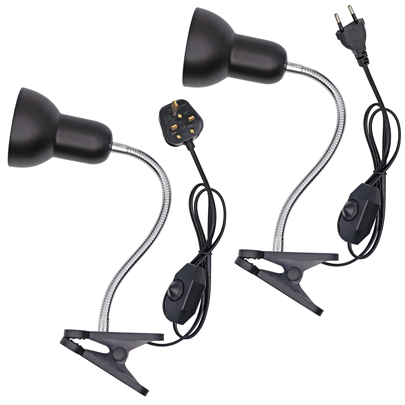 impostato portalampada per rettili UVA + UVB 3.0 con termometro a clip, igrometro, lucertola, tartaruga, tartarugatura, lampadina riscaldante 220V