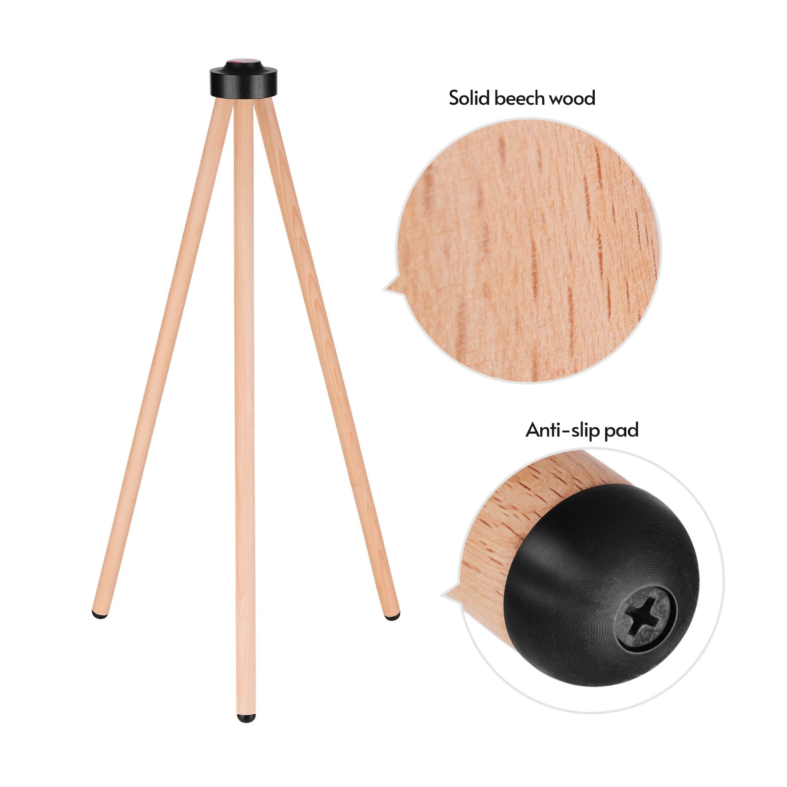 Smart Speaker Floor Stand Solid Wood Speaker Stand Smart Speaker Accessory Replacement for Apple HomePod