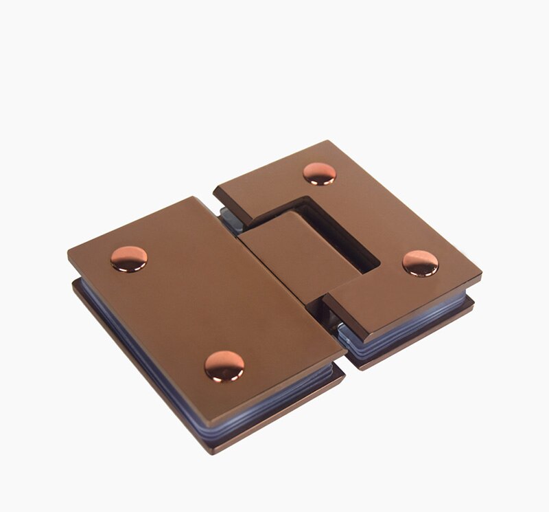 Rose Gold Edelstahl 304 Feste Schlecht Clip Dusche Zimmer Scharnier Rahmenlose Glas Tür hoch Und Unten Ordner Falten Seite: RG-180offen