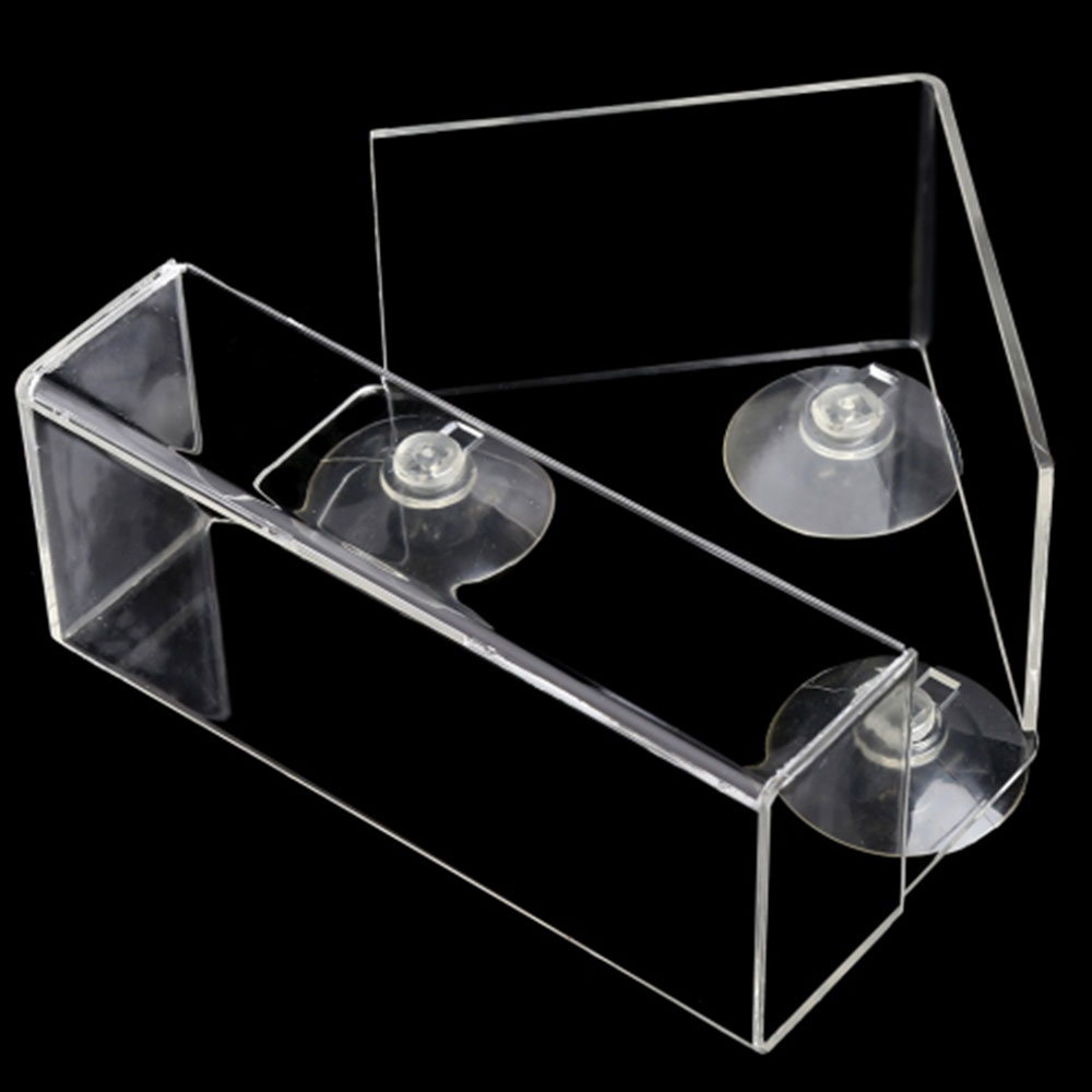 Economic Birdhouse Transparent Sucker Plastic Pet Bird Feeders Beautiful Bird Feeder Window Feed Gardens Foods