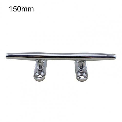 Open Base Cleat 6/8 inches Stainless Steel Base Boat Rope Dock Cleats Marine Hardware for Kayak Boat Hardware Accessories: 150mm