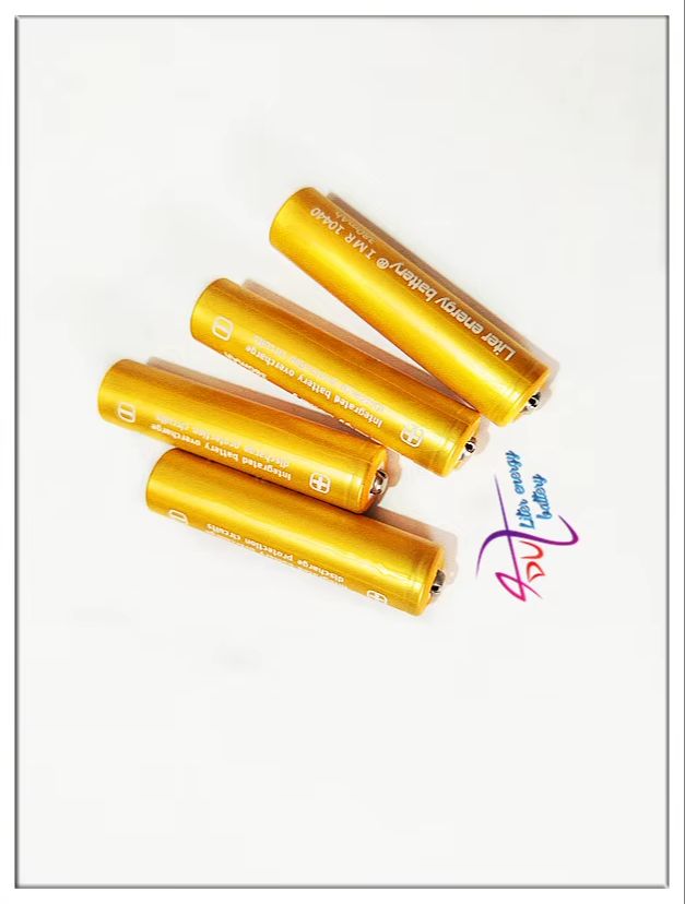 bateria de energia de litro 3.7V 10440 380mAh bateria recarregável AAA de alta capacidade 3.7V