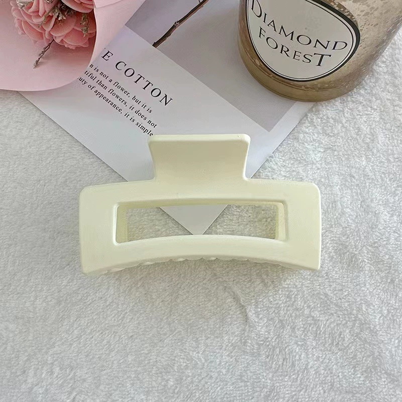 1 Uds. Pinzas en forma de garra para el pelo para mujeres y niñas, pinzas para el pelo de cangrejo antideslizantes, horquillas sólidas, accesorios para el cabello a la ,: Lavanda