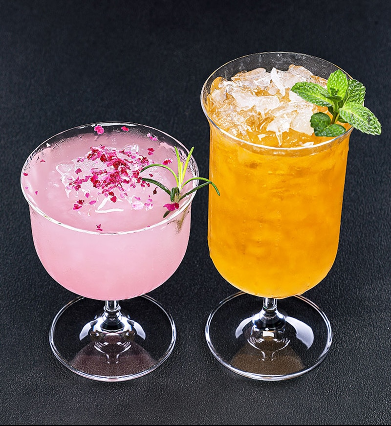 Kristallen cocktailglazen martiniglas