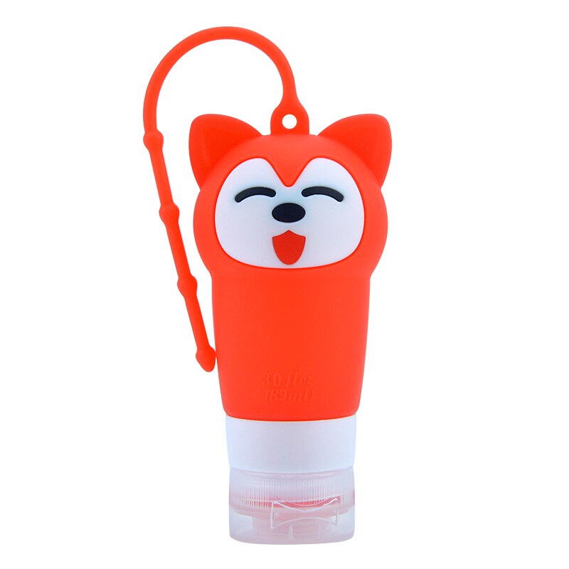 1 Cartoon Dispensing Bottle Travel Silicone Bottle Shampoo Bottle Shower Gel Small Lotion Cosmetic Bottle Plastic Eco-friendly: A1