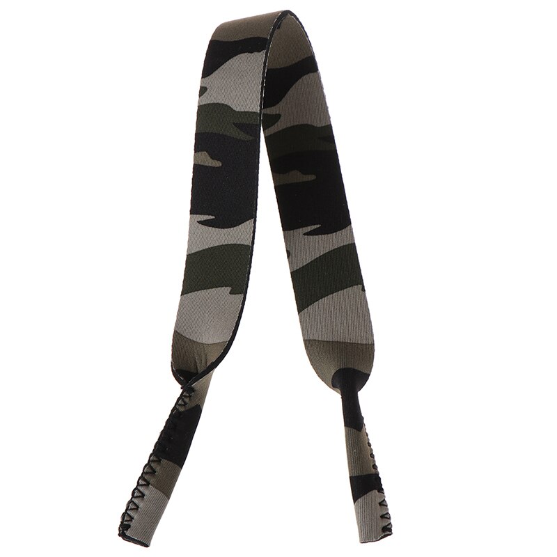 Camo mønster briller lanyard hals snor solbriller strop band sportsbriller snor brille strop brillekæde: Grøn