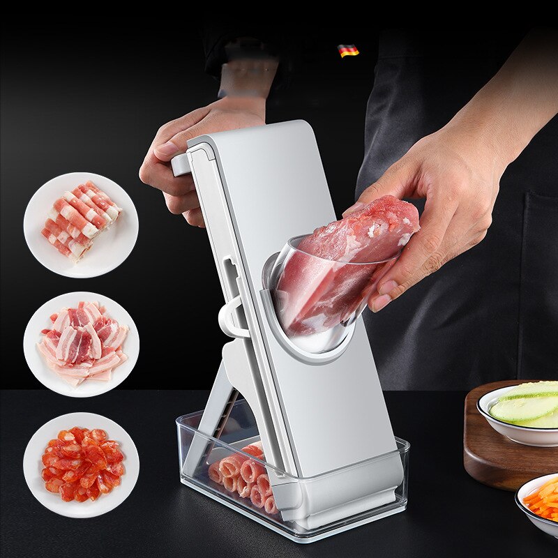 Multifunctional Mandolin Manual Cutter Chopping Safe Slice Vegetable Cutter Paper Shredder Meat Vegetable Slicer Kitchen Tool