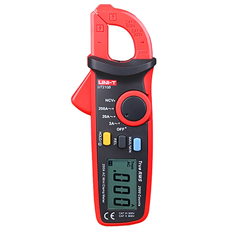 UNI-T UT210D UT210E Pro Digital Mini Clamp Meter AC DC Current True RMS Capacitance Tester Auto Range VFC Multi-Tester: UT210B