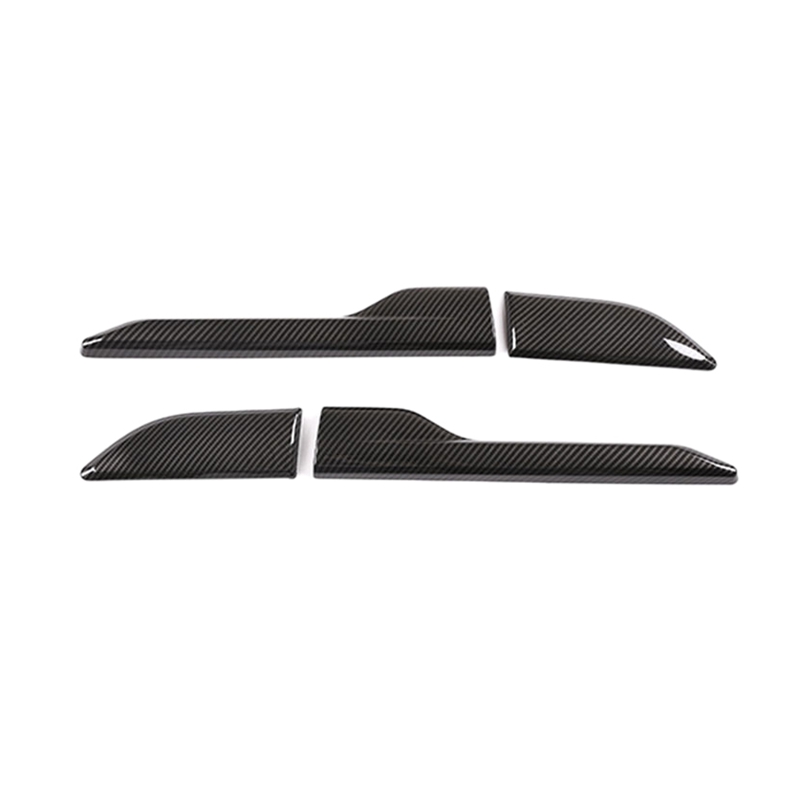 4Pcs Car Carbon Fiber ABS Side Wing Air Vent Outlet Cover For Land Rover Range Rover Evoque