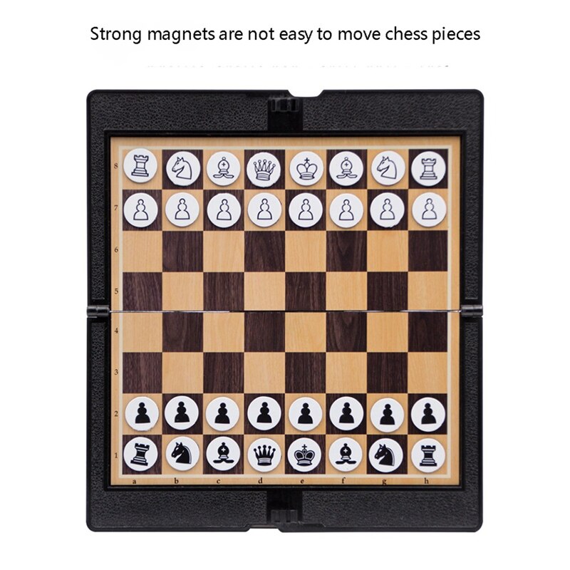 Mini Magnetic Chess Set Wallet Appearance Portable Folding Chessboard Board Games Party International Chess