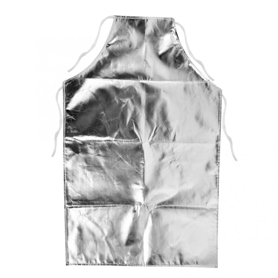 Sikkerhedstøj 1000 graders varmebestandigt aluminiumsfolie forklæde høj temperatur arbejdsforklæde