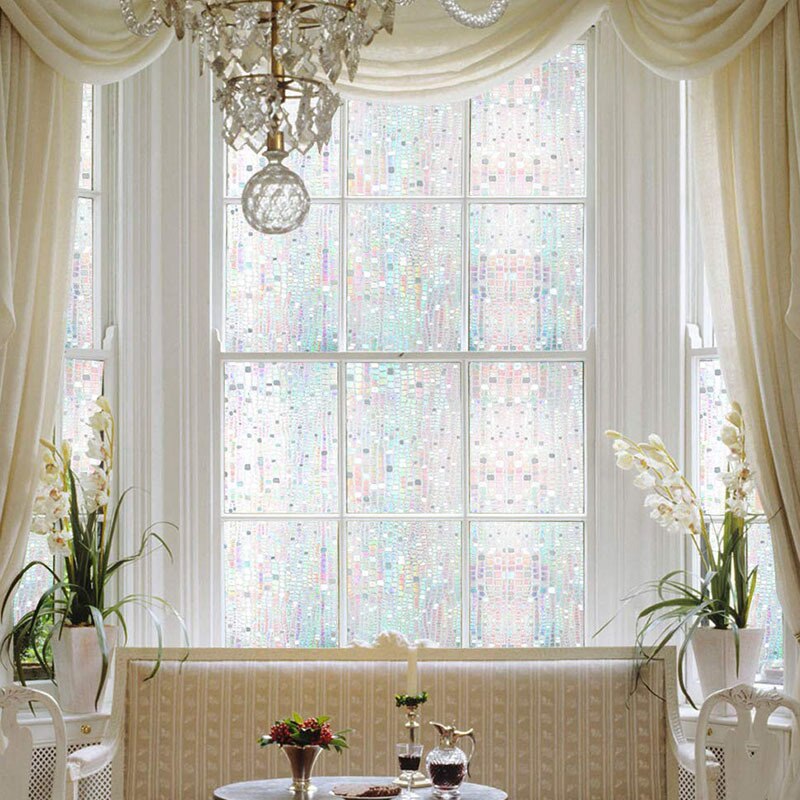 Raamfolies Privacy Window Film Vinyl Zelfklevende Glass