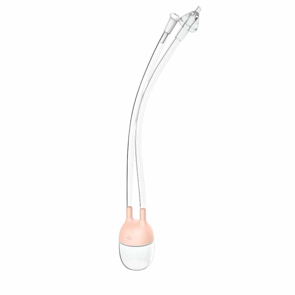 Baby Nasal Aspirator Suction Device For Newborn Children Cleaning Snot Feces Suction Nasal Congestion Cleaner PC Cup Removable: Pink