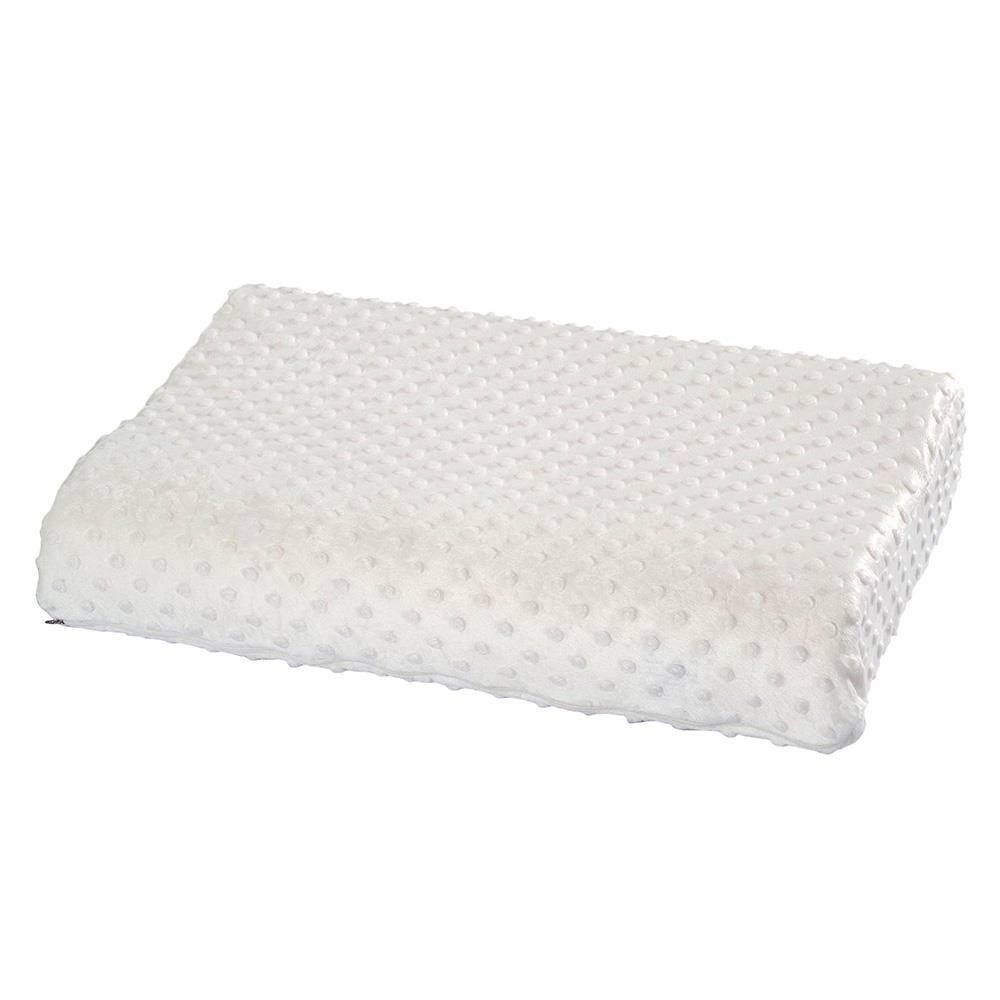 Modernplain färgad nonwoven slow rebound memory foam ortopedisk latex nackkudde rosa blå vit sängkläder livmoderhalssjukvård