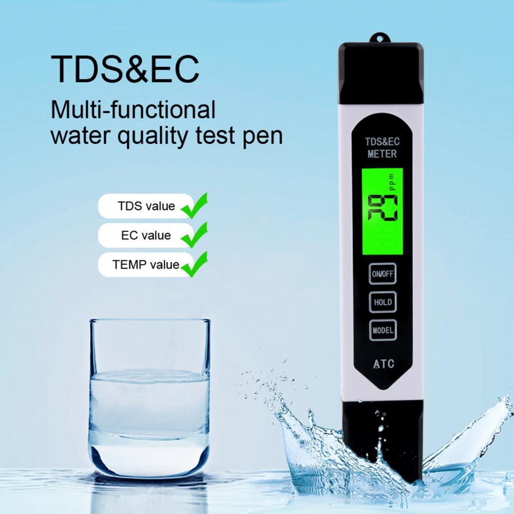 Practical Water Meter High Accuracy Automatic Lock Convenient Digital PH Tester for Drinking Water
