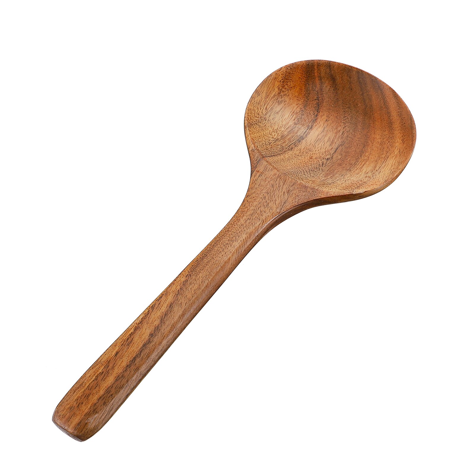 Wooden Kitchen Spoon Wood Soup Ladle Long Handle Spoon Wooden Flatware Utensil