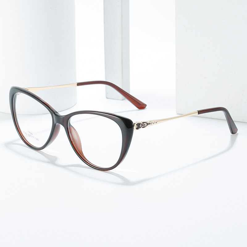 Hotochki Blue Light Blocking Women Glasses Frame UV400 Prescription Female Eyeglasses Eyewear Blue Ray Spectacles